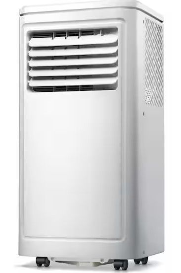 Photo 1 of 10,000 BTU (6,000 BTU DOE) 115-Volt Quiet 55 dB Portable Air Conditioner Dehumidifier and Remote to 300 sq. ft. White
