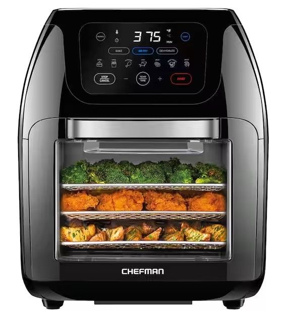 Photo 1 of 10-Liter Digital Multifunction Air Fryer Plus Rotisserie, Dehydrator, Oven
