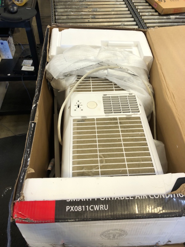 Photo 3 of 6,000 BTU (10,000 BTU ASHRAE) 115-Volt Smart Wi-Fi Portable Air Conditioner for upto 250 sq. ft.
