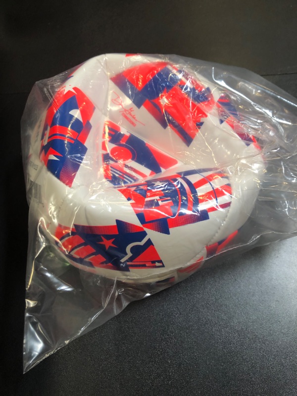 Photo 2 of adidas MLS Club Soccer Ball White/Blue/Red 3