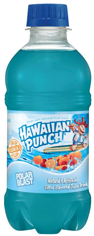 Photo 1 of (24 Bottles) Hawaiian Punch Polar Blast 10 Fl Oz (23NOV24)
