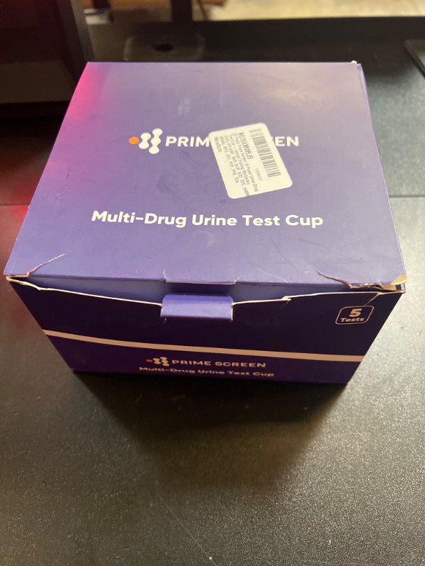 Photo 2 of [5 pack] Prime Screen 14 Panel Urine Drug Test Cup - Instant Testing Marijuana (THC),OPI,AMP, BAR, BUP, BZO, COC, mAMP, MDMA, MTD, OXY, PCP, PPX, TCA 5 Count (Pack of 1)  BB 12-03-2025