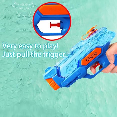 Photo 1 of 2 Pack Water Guns for Kids Adults - High Capacity Super Squirt Gun Blaster Soaker Long Range, Outdoor Summer Swimming Water Fighting Toy for Kids Adults Boy Girl Pool Beach