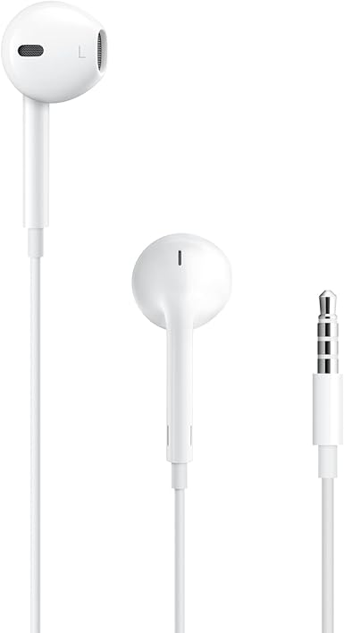 Photo 1 of Apple EarPods Headphones with 3.5mm Plug, Wired Ear Buds with Built-in Remote to Control Music, Phone Calls, and Volume