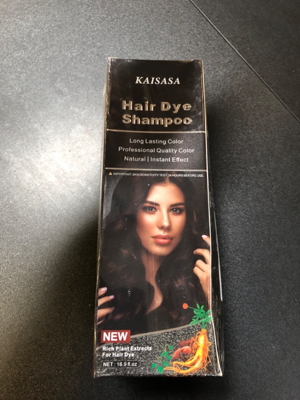 Photo 1 of KAISASA - Hair Dye Shampoo - Dark Brown 