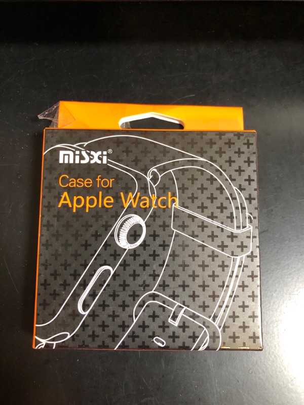 Photo 1 of Misxi 2 Pack Hard PC Case with Tempered Glass Screen Protector Compatible with Apple Watch Series 3 Series 2 38mm