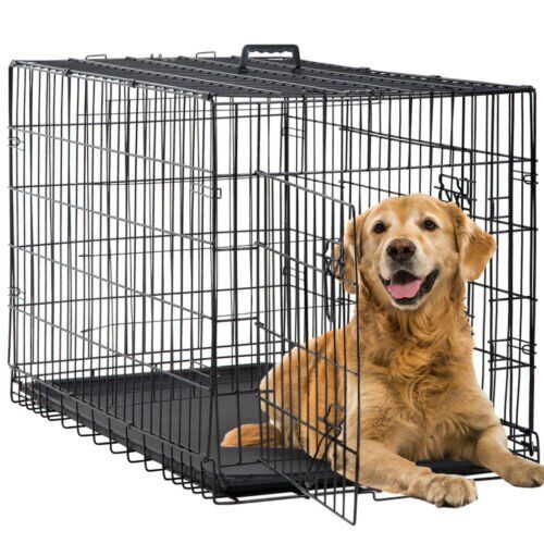 Photo 1 of BestPet Folding Dog Crate with Divider and Tray 42 L
