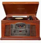 Photo 1 of CROSLEY TURNTABLE,RADIO,CD/CASSETTE PLAYER, AND BLUETOOTH CR42D-PA