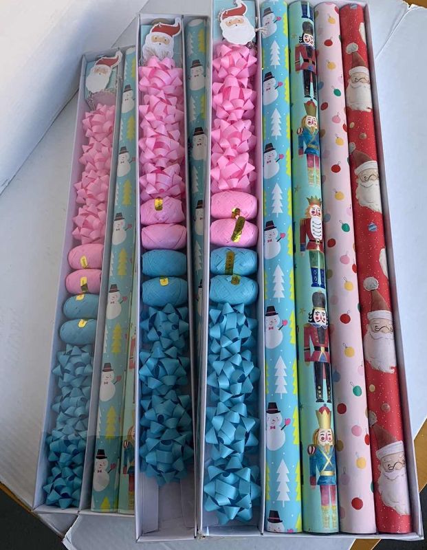 Photo 1 of 3-CHRISTMAS WRAP MULTIPLE PRESENT KITS