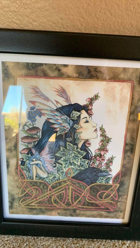 Photo 1 of 2-FAIRY ART PRINTS 8” X 10”