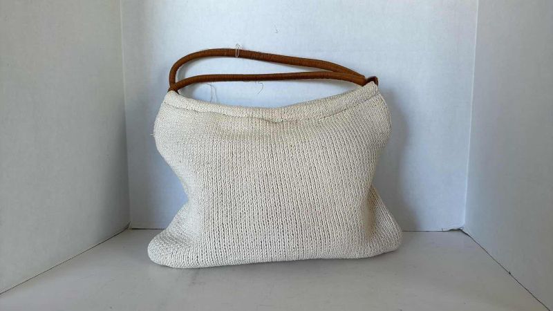 Photo 1 of CREAM CROCHET TOTE