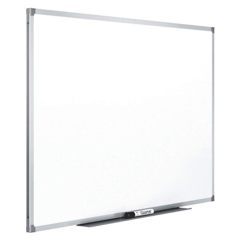 Photo 1 of MEAD DRY ERASE MELAMINE BOARD, SILVER ALUMINUM FRAME WALL MOUNTED 72" X 48"