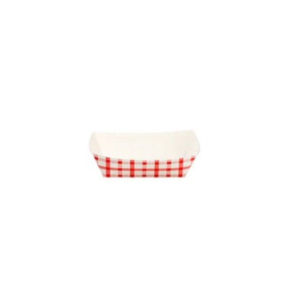 Photo 1 of CASE OF 1000 KARAT PAPER FOOD TRAYS MODEL FP-FT050G 