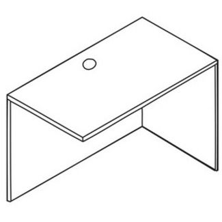 Photo 1 of LORELL ESSENTIALS SERIES RETURN SHELL MAHOGANY FINISH MODEL LLR 69387 47: X 23" H 30"

