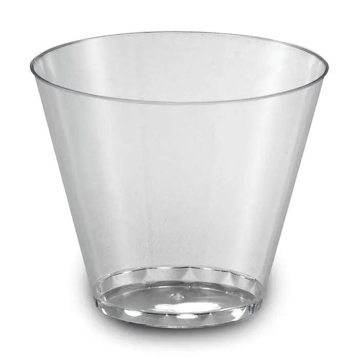 Photo 1 of CASE OF 500 EMI YOSHI EMI-CWT9 CLEAR WARE SQUAT TUMBLERS 9OZ