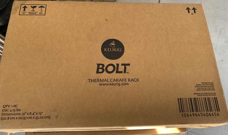 Photo 1 of KEURIG BOLT THERMAL CARAFE WIRE RACK FOR 2 CARAFES