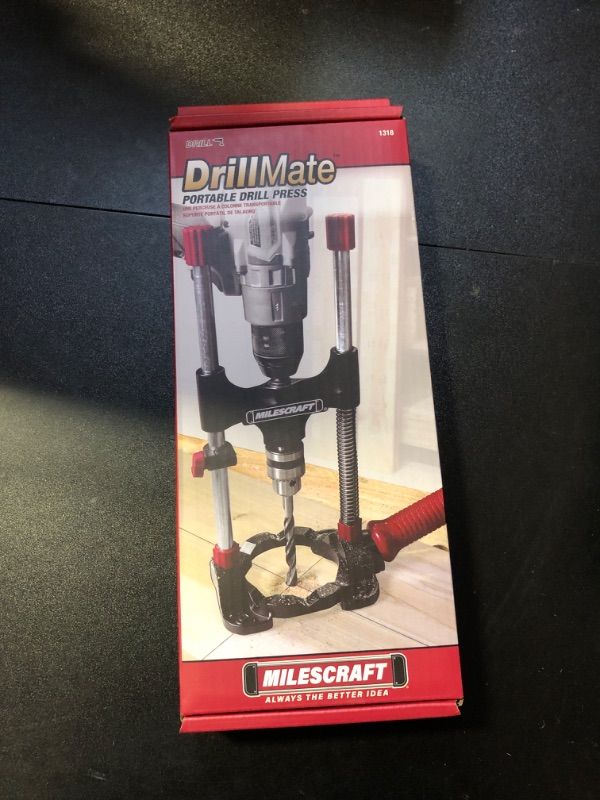 Photo 1 of Milescraft DrillMate Portable Drill Press Guide 