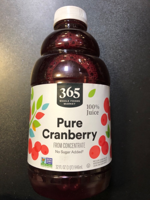 Photo 1 of 365 by Whole Foods Market, Juice Cranberry, 32 Fl Oz