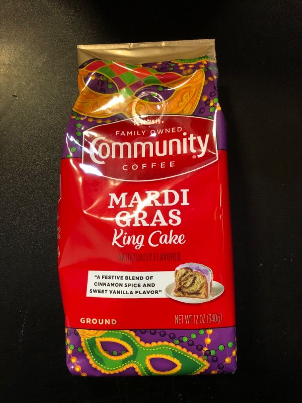 Photo 2 of Community Coffee, Ground, Mardi Gras King Cake - 12 oz