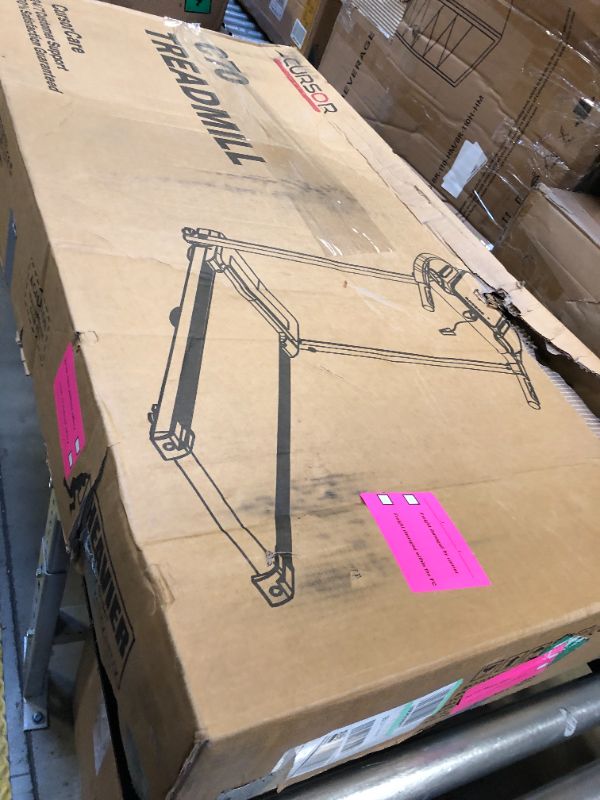 Photo 1 of CURSOR FITNESS Home Folding Treadmill with Pulse Sensor, 2.5 HP Quiet Brushless, 7.5 MPH, 265 LBS Capacity
