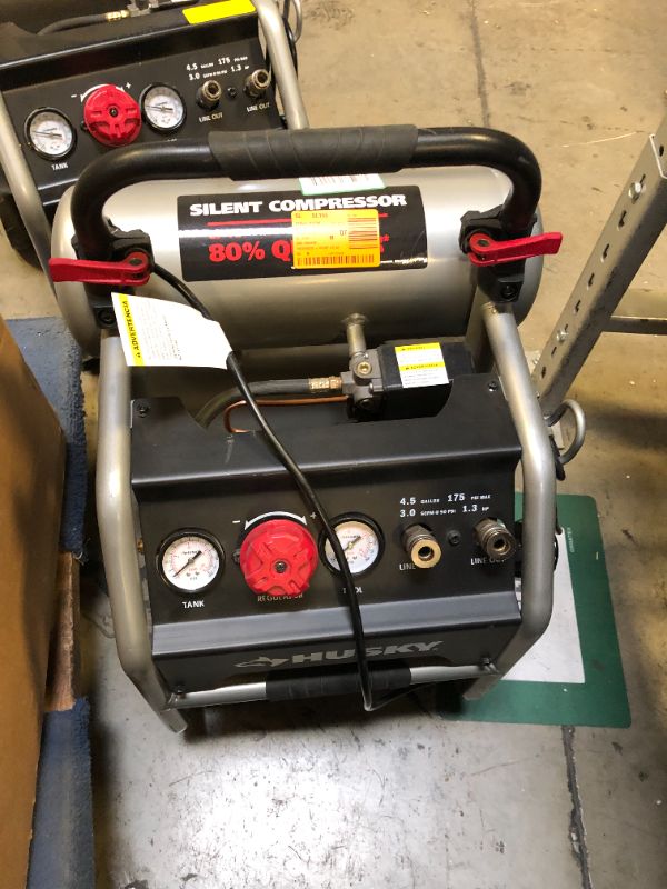 Photo 2 of 4.5 Gal. 175 PSI Portable Electric Quiet Air Compressor
