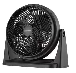 Photo 1 of 11 in. 3 Speed Portable Desk Fan in Black


