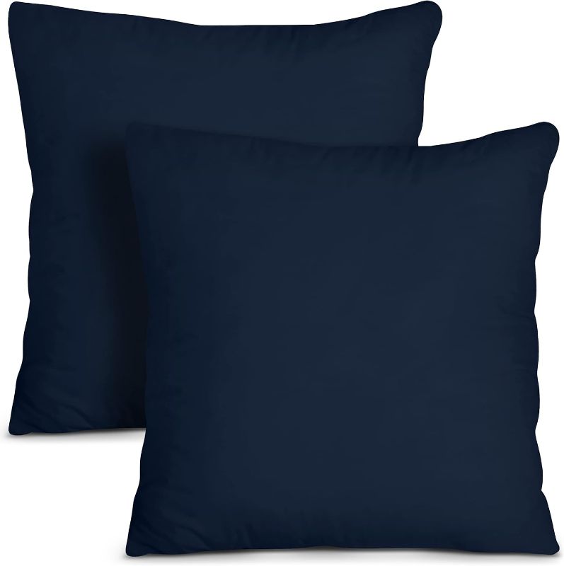 Photo 1 of 
Utopia Bedding Throw Pillows Insert (Pack of 2, Navy) - 22 x 22 Inches Bed and Couch Pillows - Indoor Decorative Pillows