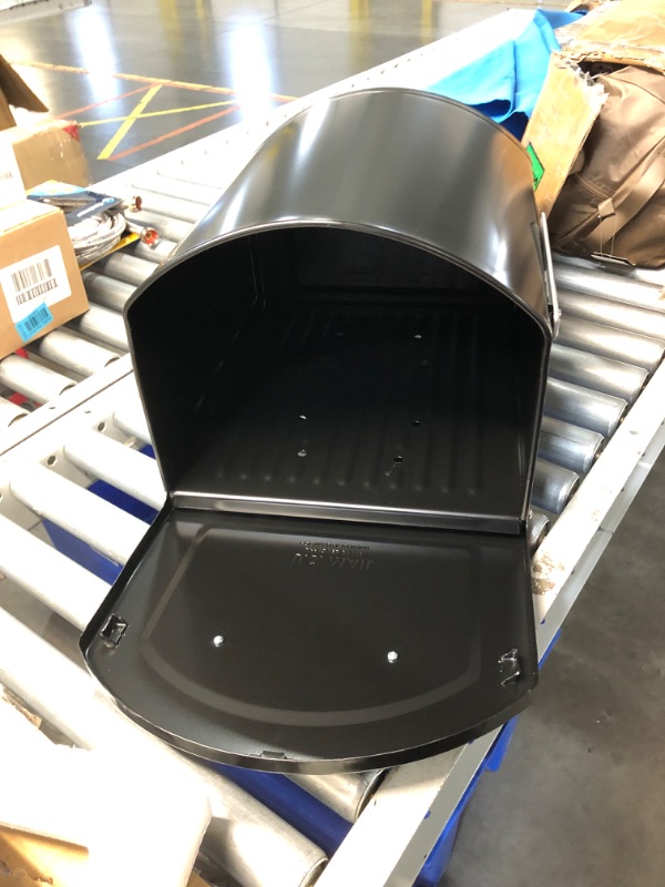 Photo 4 of ***USED - LIKELY MISSING PARTS - UNABLE TO VERIFY FUNCTIONALITY***
Architectural Mailboxes 950020B-10 Centennial Postmount Mailbox, XL, Black,11.9"H x 14.2"W x 18.3"D