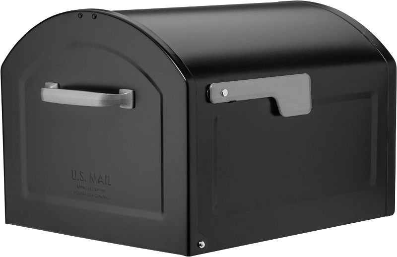 Photo 1 of ***USED - LIKELY MISSING PARTS - UNABLE TO VERIFY FUNCTIONALITY***
Architectural Mailboxes 950020B-10 Centennial Postmount Mailbox, XL, Black,11.9"H x 14.2"W x 18.3"D