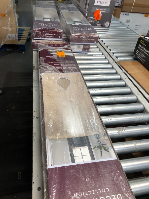 Photo 2 of *** PALLET OF GENERAL MERCHANDISE- NONREFUNDABLE- SOLD AS IS- TRUCK/TRAILER PICKUP ONLY***Cradle Rock Oak 12 mm T x 8 in. W Waterproof Laminate Wood Flooring (15.9 sqft/case) x5