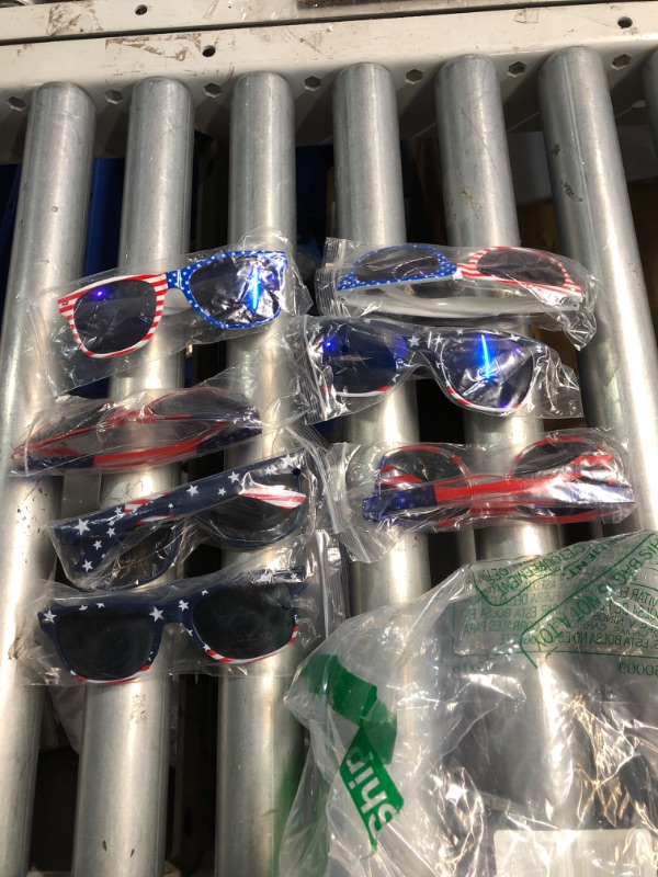 Photo 2 of  ***STOCK PHOTO REFERENCE ONLY***American Flag Sunglasses 7 pack 