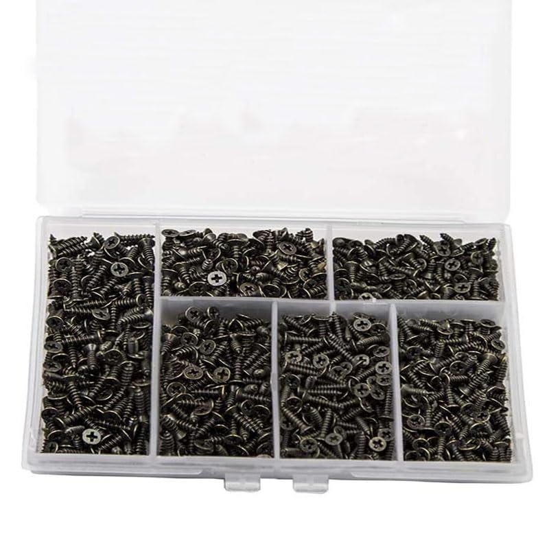 Photo 1 of ***STOCK PHOTO REFERENCE ONLY***1080pcs M2 M2.5 M3 Carbon Steel Mini Screw Phillips Flat Head Cross Round Pan Head