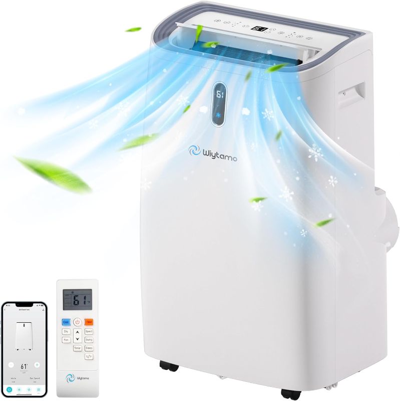 Photo 1 of ***STOCK PHOTO REFERENCE ONLY***
Portable Air Conditioners 14,000 BTU, Cool, Heat, Dehumidifier & Fan 4 in 1 Portable AC Unit, Room Air Conditioners Portable Up to 700 Sq.Ft, with WiFi & Remote/24 Hrs Timer/Auto Swing Fans