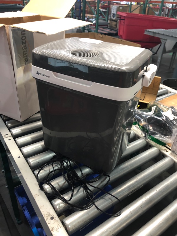 Photo 7 of ***USED - DOESN'T POWER ON - UNABLE TO TROUBLESHOOT***
Electric Cooler 28QT/26L,Portable Thermoelectric Fridge (48?~139?), Mini Car Fridge Car Cooler Plug in, Electric Coolers for Vehicles AC/DC,12 Volt Refrigerator for Car, Travel, Camping,Truck