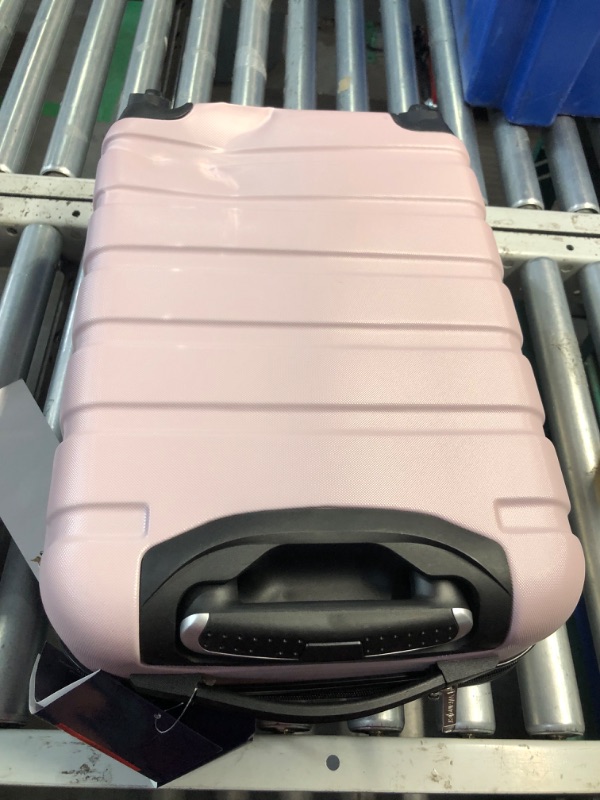 Photo 4 of (minor damage) Wrangler 20" Spinner Carry-On Luggage, Lilac Carry-On 20-Inch Lilac