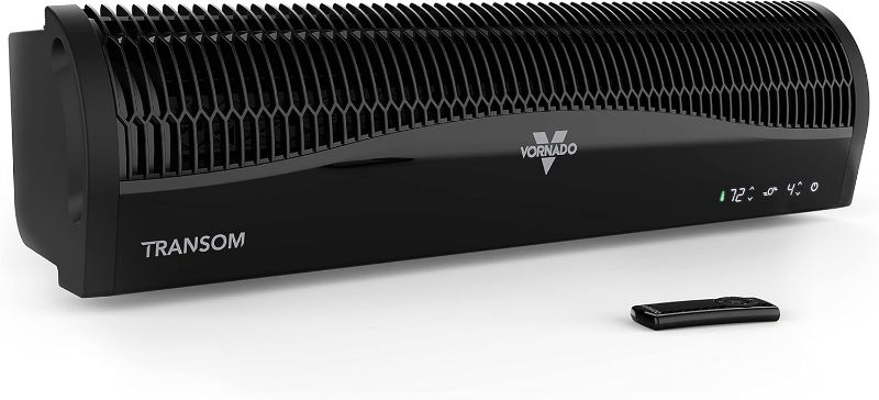 Photo 1 of ***USED - POWERS ON - UNABLE TO TEST FURTHER***
Vornado TRANSOM Window Fan with 4 Speeds, Remote Control, Reversible Exhaust Mode, Weather Resistant Case, Black, Whole Room