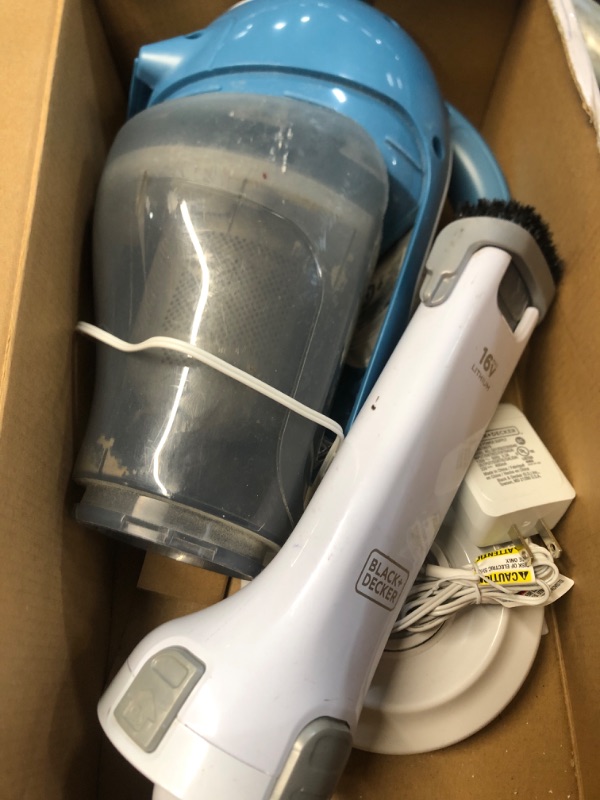 Photo 2 of (used)(see images)BLACK+DECKER 16V MAX dustbuster Cordless Hand Vacuum with Charger