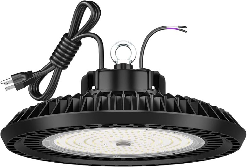 Photo 1 of (READ FULL POST) 300W UFO LED High Bay Light 45,000LM Alternative 1250W MH/HPS UL Certified LED Driver 0-10V Dimmable 5000K High Bay Led Lights Shop Warehouse Factory
