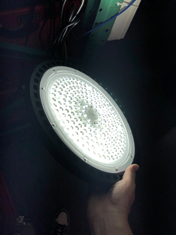 Photo 4 of (READ FULL POST) 300W UFO LED High Bay Light 45,000LM Alternative 1250W MH/HPS UL Certified LED Driver 0-10V Dimmable 5000K High Bay Led Lights Shop Warehouse Factory
