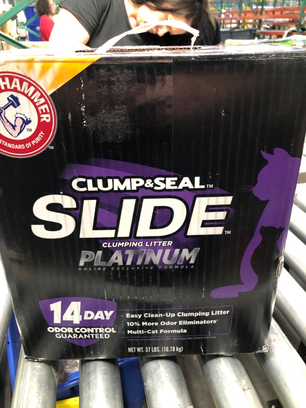 Photo 1 of  Arm & Hammer Platinum Slide Easy Clean, Clumping Litter, Multi-Cat, 