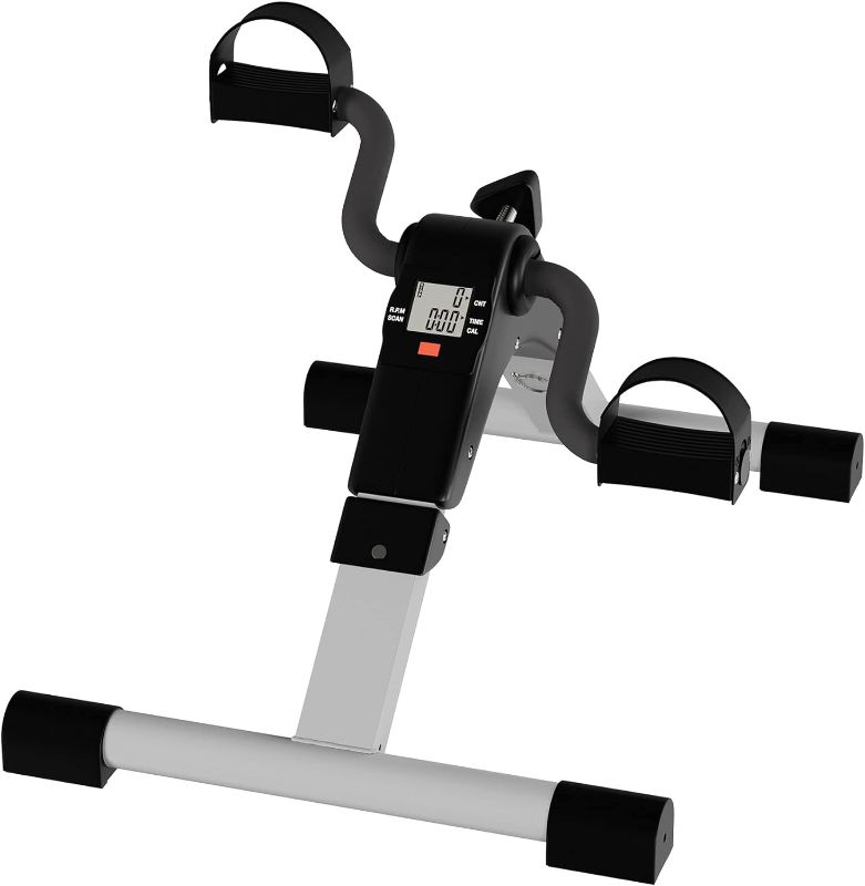Photo 1 of ***USED - LIKELY MISSING PARTS - UNABLE TO VERIFY FUNCTIONALITY***
Portable Under Desk Stationary Fitness Machine Collection - Indoor Exercise Pedal Machine Bike for Arms, Legs, Physical Therapy or Calorie Burn by Wakeman Fitness