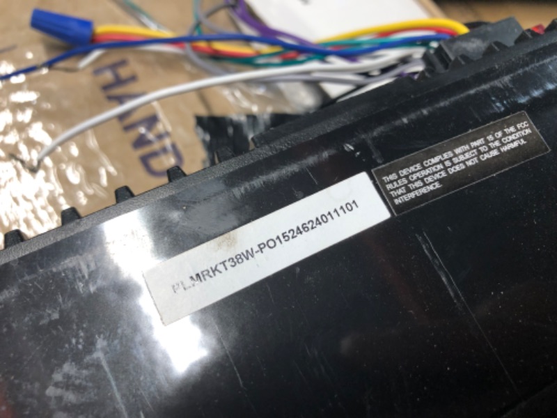 Photo 1 of ***USED - MAJOR DAMAGE - SEE PICTURES - LIKELY MISSING PARTS - UNABLE TO TEST***
Bluetooth Marine Receiver Stereo & Speaker Kit, Hands-Free Calling, Wireless Streaming, MP3/USB/SD Readers, AM/FM Radio, (4) 6.5 Waterproof Speakers (PLMRKT38W)