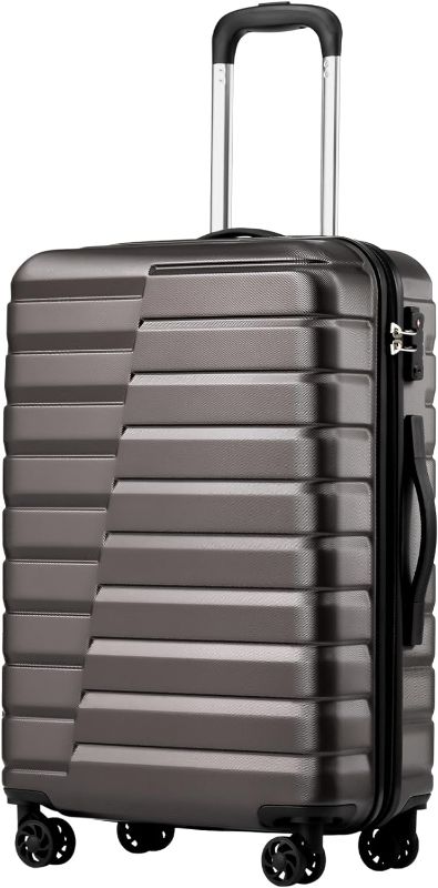 Photo 1 of ***USED - DEFAULT CODE IS 0-0-0***
Coolife Luggage Suitcase Carry on Hardside PC+ABS Spinner TSA Lock Telescopic Handle, 24"