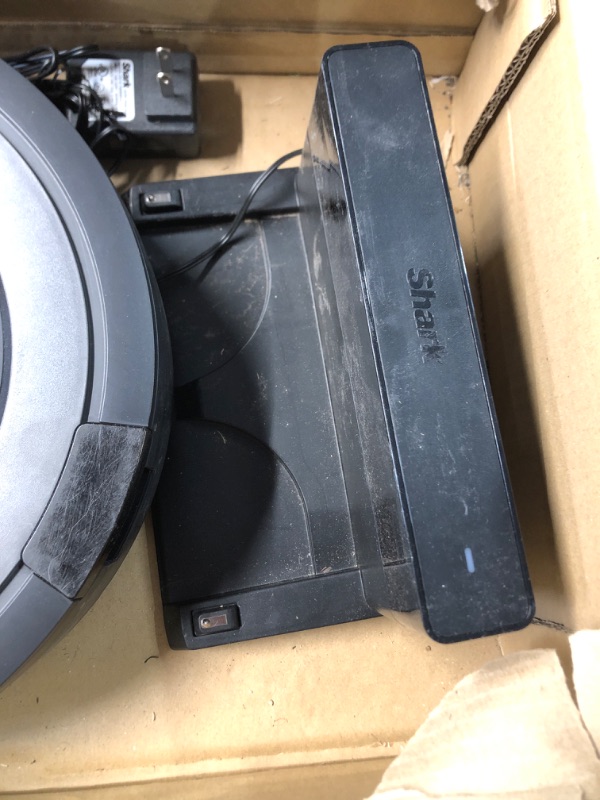 Photo 5 of (READ FULL POST) Shark AV753 ION Robot Vacuum, Tri-Brush System, Wifi Connected, 120 Min Runtime, Works with Alexa, Multi Surface Cleaning, Grey Gray