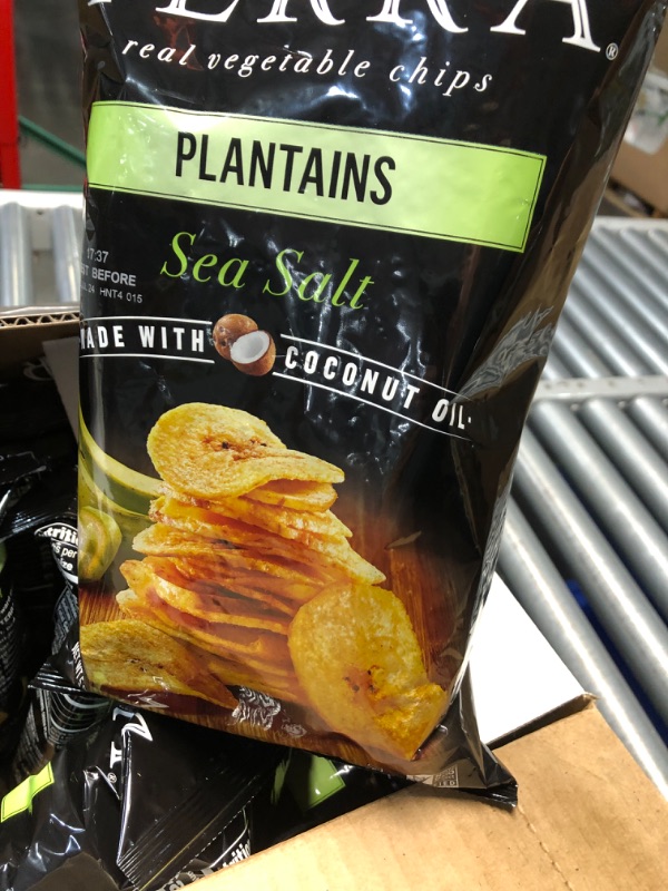 Photo 5 of ***(EXP: July 13 2024 )NONREFUNDABLE***Terra Vegetable Chips, Plantains Made with Coconut Oil with Sea Salt, 5 Oz (Pack of 12) Plantains 5 Ounce (Pack of 12)