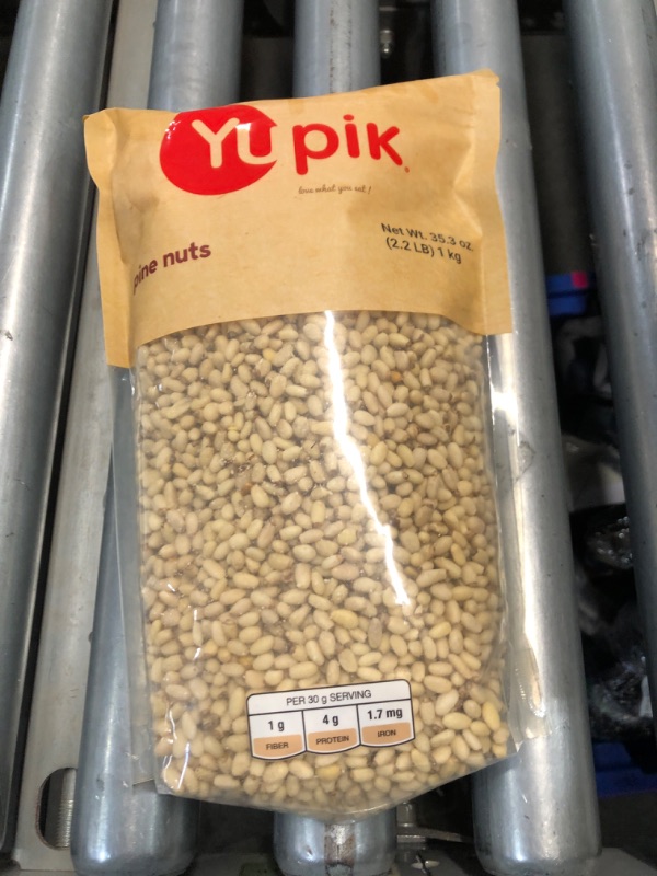 Photo 3 of ***(EXP:12/02/2024 )NONREFUNDABLE***Yupik Pine Nuts, 2.2 lb, Raw, Gluten-Free, Kosher, Raw Nuts, Smooth & Creamy Pine Kernels, Shelled, Unsalted, Unroasted, Oil-Free, Source of Iron, Ideal for Cooking & Baking 2.2 Pound (Pack of 1)