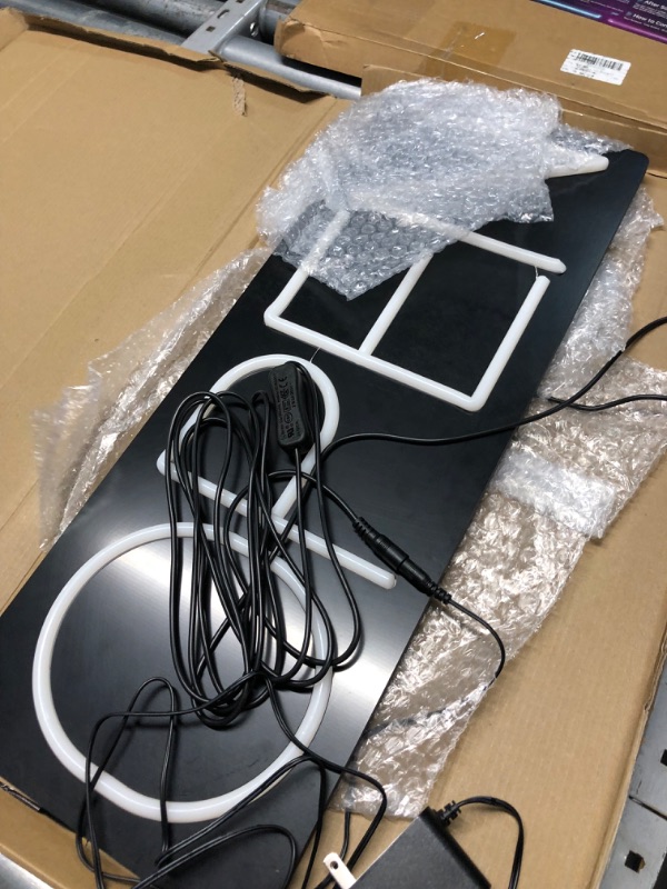 Photo 1 of Open Signs for Business 12V/2A Ultra Bright LED Neon Open Sign 22 Inch Lighted Open Sign Electric Light Up Open Sign for Business Storefront Window Glass Door Retail Shop Store Bar Salon Restaurant,White White 22 Inch