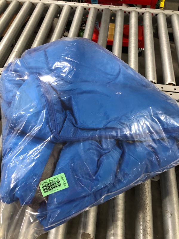 Photo 3 of ***USED MISSING STORAGE BAG***MalloMe Sleeping Bags for Adults Cold Weather & Warm - Backpacking Camping Sleeping Bag for Kids 10-12, Girls, Boys - Lightweight Compact Camping Essentials Gear Accessories Hiking Sleep Must Haves Blue Everyday 3 Season 50-7