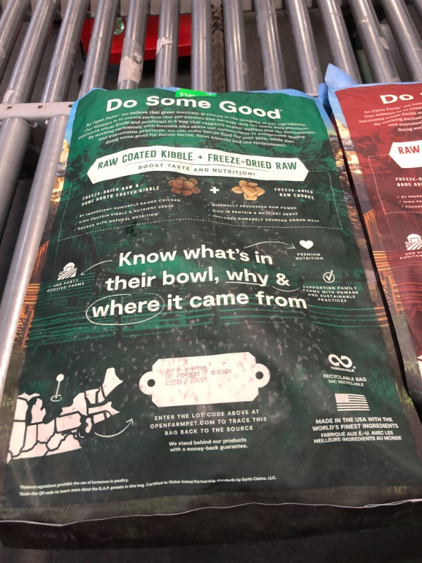 Photo 1 of ***(EXP:09/2025 )NONREFUNDABLE***Open Farm RawMix Ancient Grains Prairie Recipe for Dogs, includes Kibble, Bone Broth, and Freeze Dried Raw, Inspired by The Wild, Humanely Raised Protein and Non-GMO Fruits and Veggies, 20 lb Prairie Recipe 20 Pound (Pack 