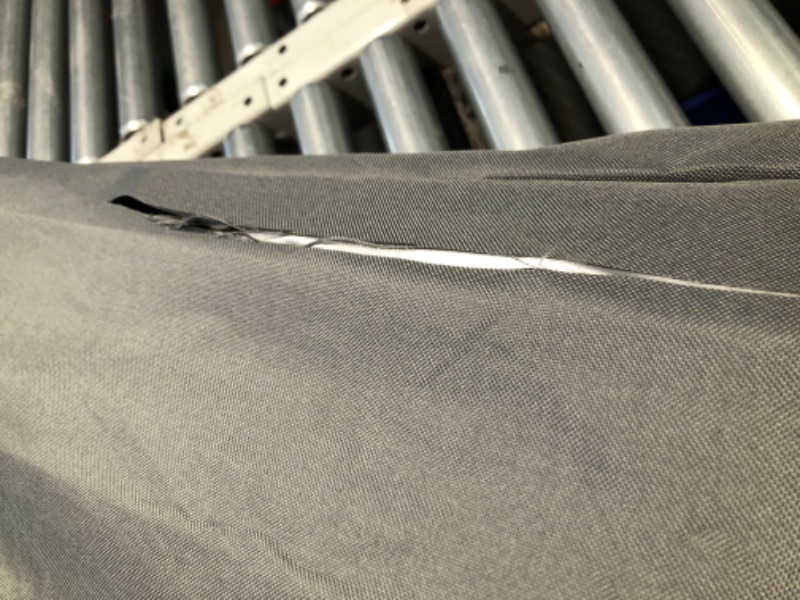 Photo 3 of ***USED - MAJOR DAMAGE - FRAME SNAPPED - CASE SLASHED - SEE PICTURES - NO PACKAGING***
E-Z UP Ambassador Instant Pop Up Canopy Tent, 10' x 10', Roller Bag, Steel Gray
